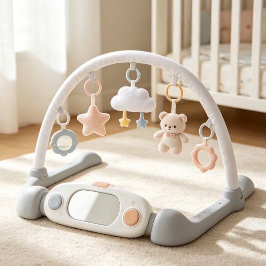 Sensory Soothing Foot-Operated Musical Toy for Newborns
