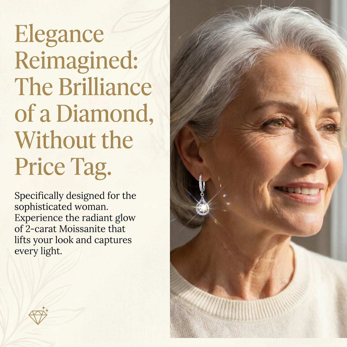 [Last five minutes] 1-Carat "Dancing" Moissanite Earrings – The Pure S925 Comfort & Sparkle You Deserve💎