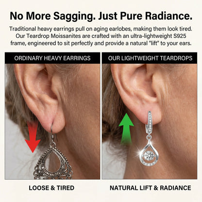 [Last five minutes] 1-Carat "Dancing" Moissanite Earrings – The Pure S925 Comfort & Sparkle You Deserve💎