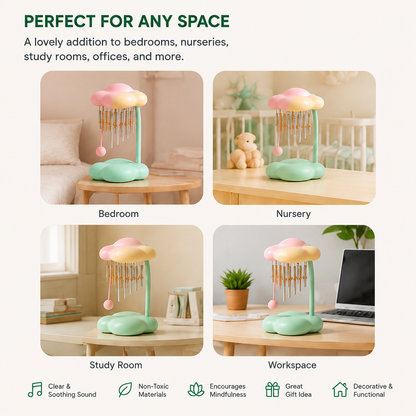 Cloud Chimes Sensory Educational Toy, Soothing Wind Chime for Children