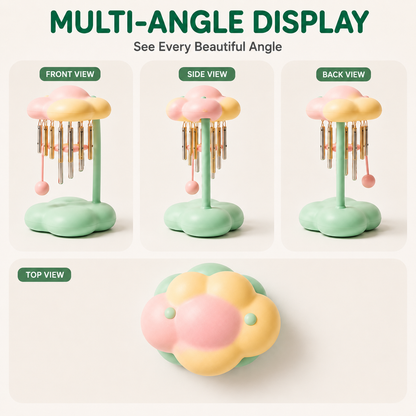 Cloud Chimes Sensory Educational Toy, Soothing Wind Chime for Children