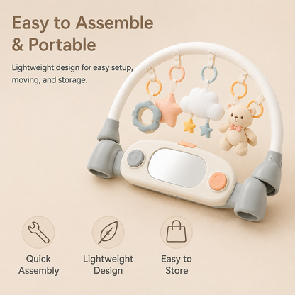 Sensory Soothing Foot-Operated Musical Toy for Newborns