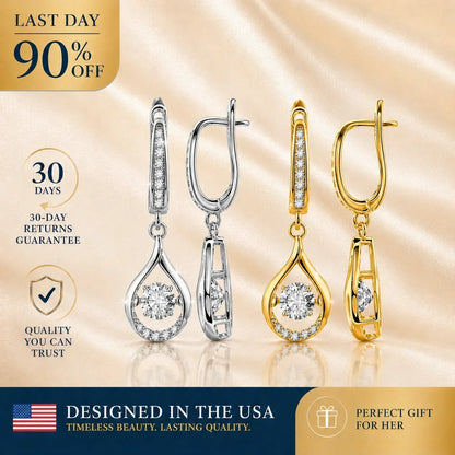 [Last five minutes] 1-Carat "Dancing" Moissanite Earrings – The Pure S925 Comfort & Sparkle You Deserve💎
